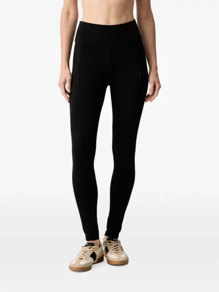Leggings Ea7 Emporio Armani cu imagine negru
