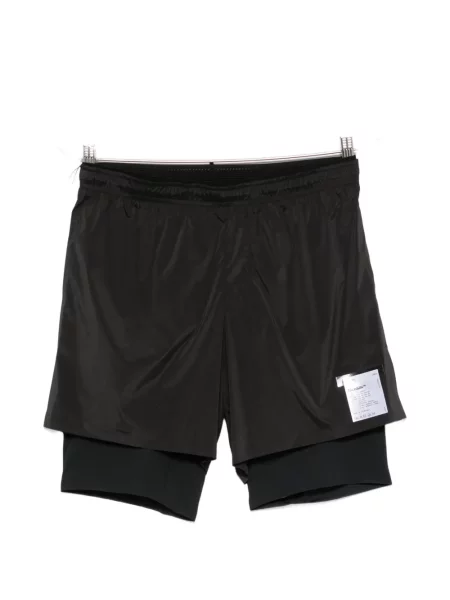 Pantaloni scurți Satisfy cu imagine negru
