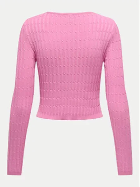 ONLY Svetr Meddi Cropped Fit růžová