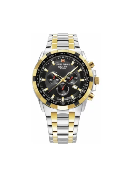 Lniany zegarek Swiss Alpine Military szary