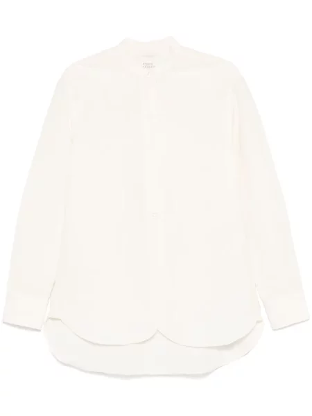 Cămașă Studio Nicholson lungă alb