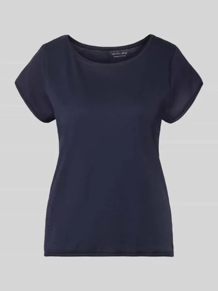T-shirt z okrągłym dekoltem Christian Berg Woman granatowa