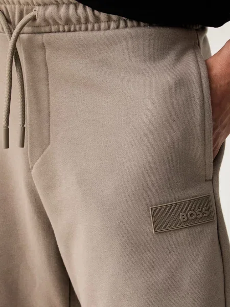 Трикотажные шорты Boss Green зеленые