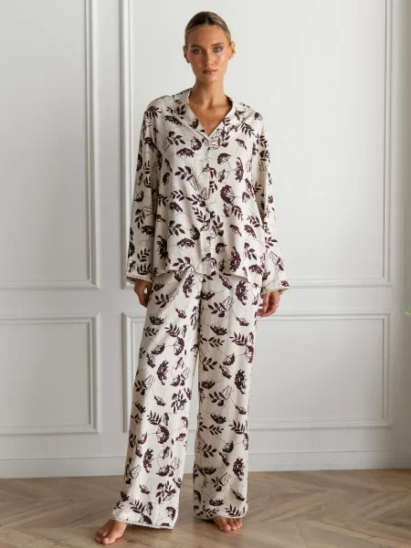 Піжама FORLY молочний бавовна/віскоза