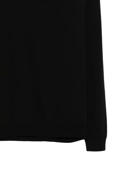 Pulover Roberto Collina din crep negru