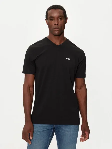 Boss T-Shirt Tee V czarny