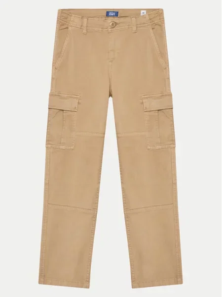 Jack & Jones Junior Medžiaginės kelnės smėlio