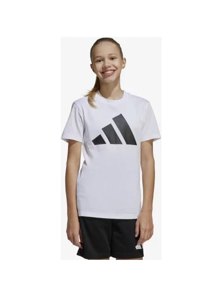 Zestaw adidas koszulka i spodenki Essentials czarny czysty junior biały