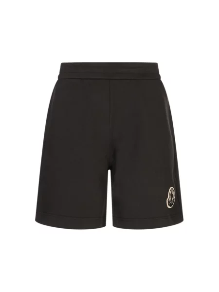 Spodenki sportowe Moncler czarne