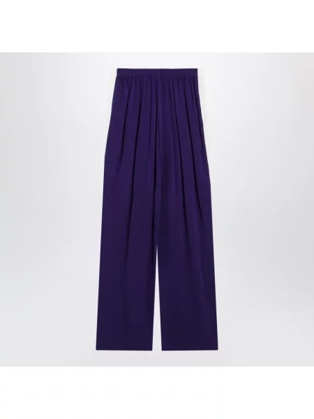Spodnie Alaïa fioletowe