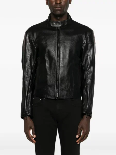 Geanta de piele Gucci cu dungi negru