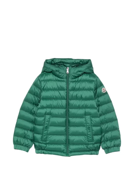 Kurtka puchowa dziecięca Moncler Enfant zielona