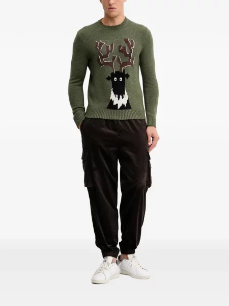 Pulover Ea7 Emporio Armani cu imagine verde