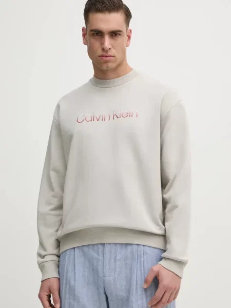 Суитчър Calvin Klein с апликация сиво