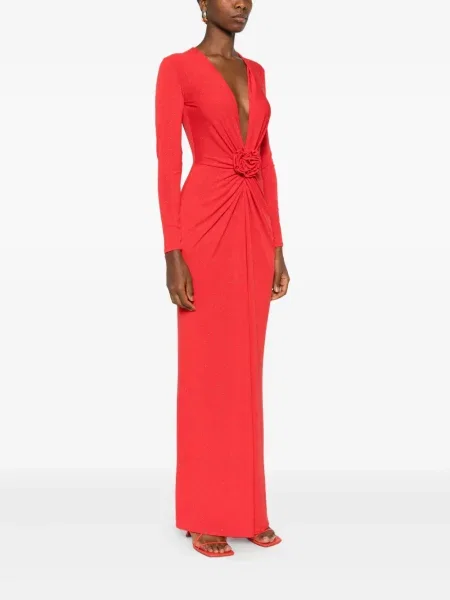 Rochie maxi Roserry de costum roșu