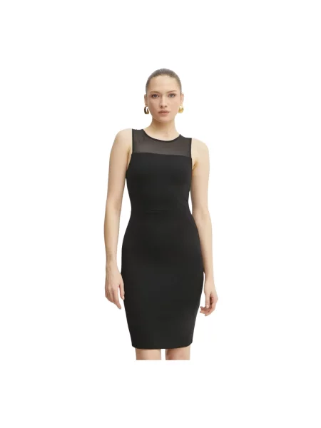 Sukienka mini Armani Exchange bez rękawów czarna