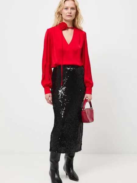 Блузка Medicine однотонна червоний