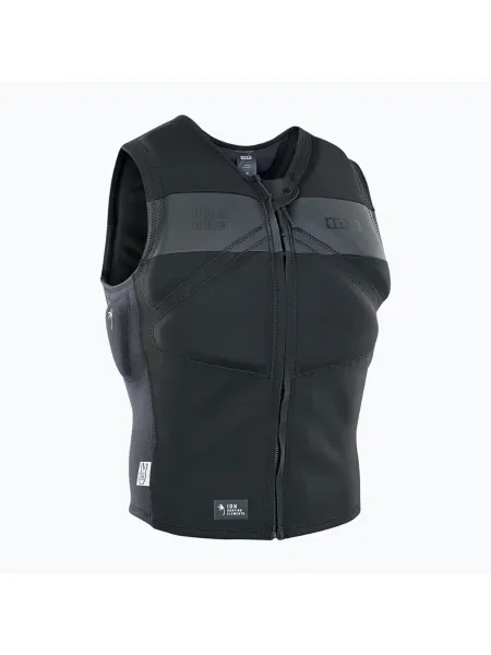 Vestă de protecție pentru bărbați ION Vector Amp Front Zip black negru