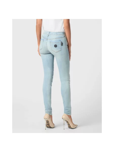 Jeansy Philipp Plein niebieskie