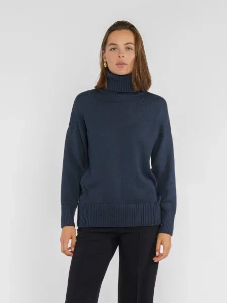 Arber Светр Бавовна/акрил синій