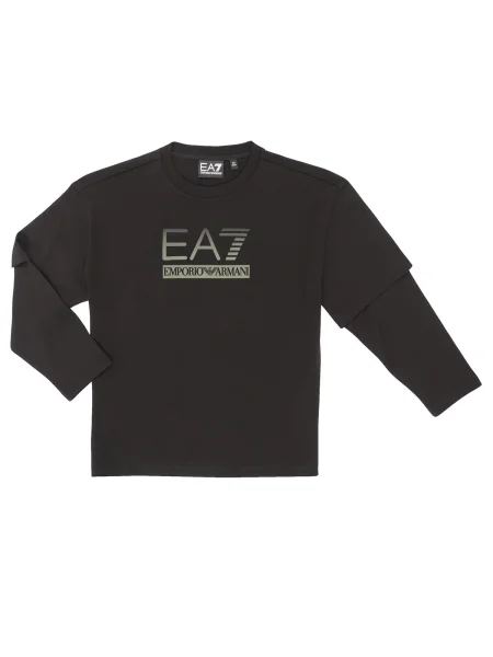 Gyerek póló Emporio Armani Ea7 fekete