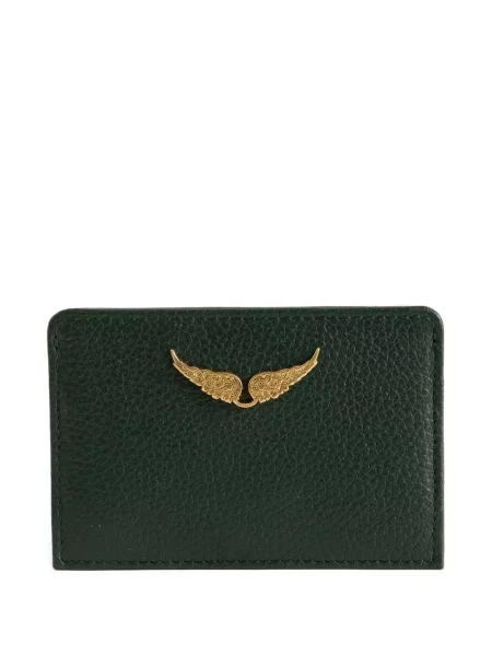 Portofel Zadig&voltaire din piele verde