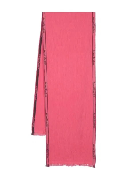 Fular Acne Studios din jacard roz