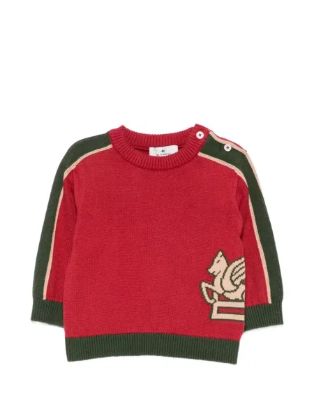Sweter dziecięcy Etro czerwony