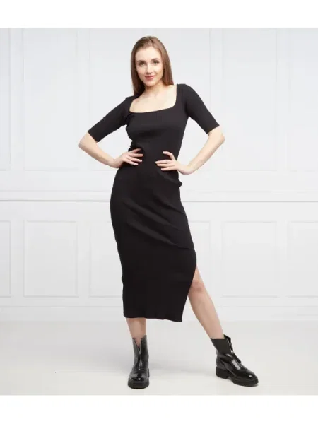 HUGO Rochie Nirale negru