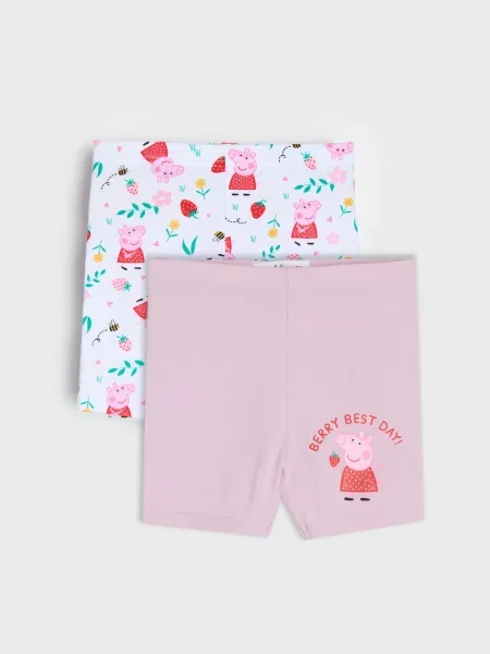 Sinsay Legínové šortky 2 balení Peppa Pig modrá