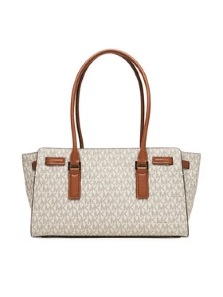 MICHAEL Michael Kors Torba za čez ramo konjak / pastelno rumena bež