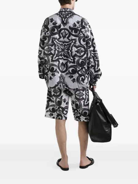 Raštuota marškiniai Dolce & Gabbana juoda