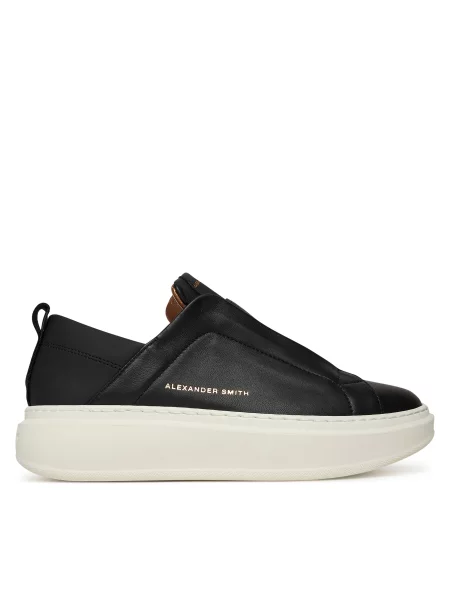 Alexander Smith Снікерcи Wembley Slip-On-ASBCWLW чорний