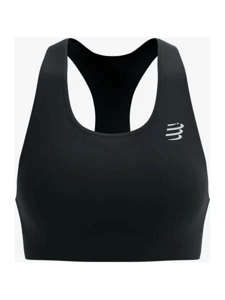 Biustonosz sportowy Compressport FeelFree Seamless XS czarny