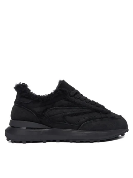 D.A.T.E. Sneakers Athleta Shearling negru