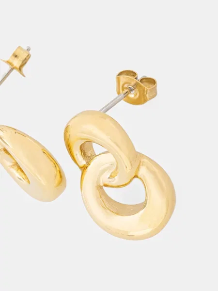 Trussardi náušnice z nerezové oceli T-BOLD