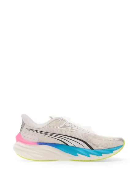 Sneakerși Puma Nitro cu șireturi din dantelă alb