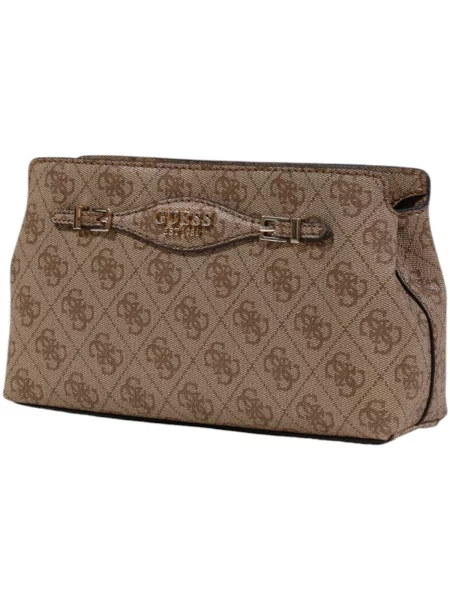 Kozmetička torbica Guess smeđa