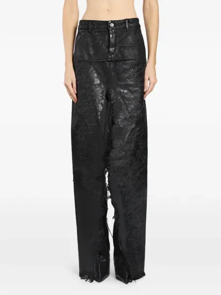 Maksi spódnica jeansowa Rick Owens czarna