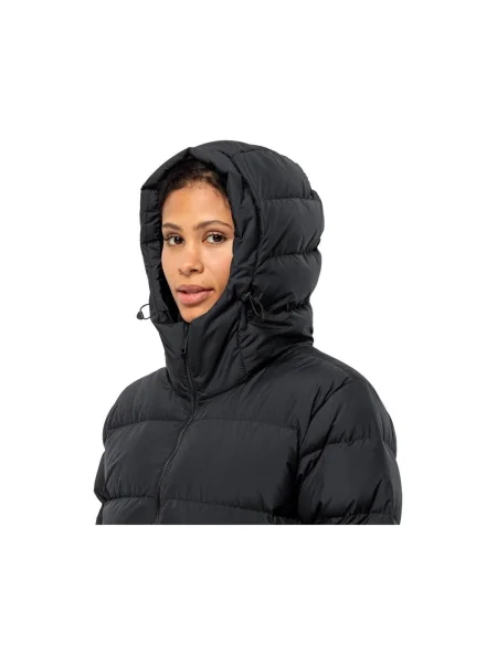 Dámska páperová bunda Jack Wolfskin Frozen Palace black čierna