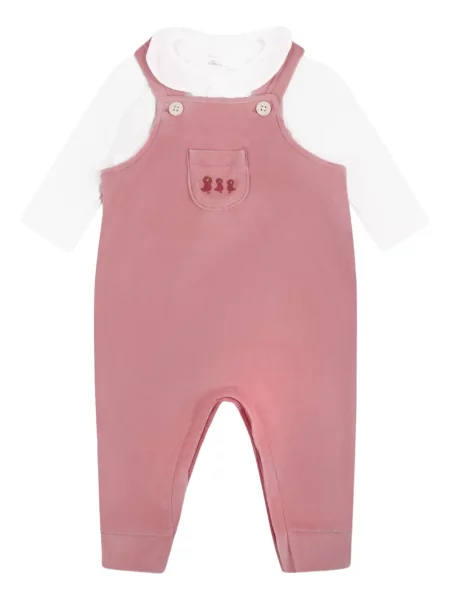 Spodnie dziecięce Petit Bateau różowe