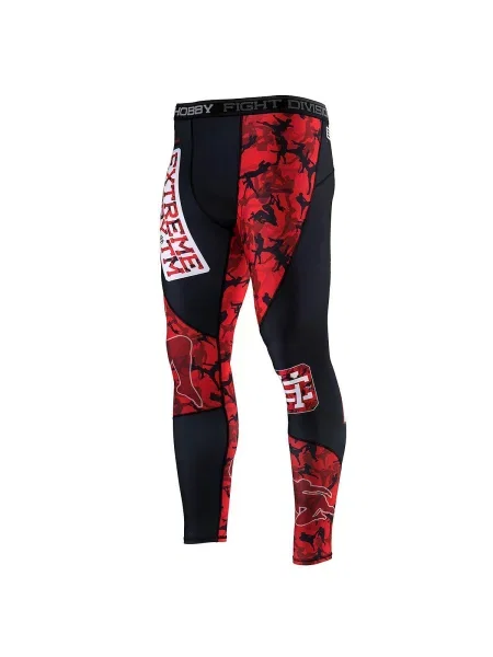Legginsy sportowe EXTREME HOBBY RED WARRIOR czarne