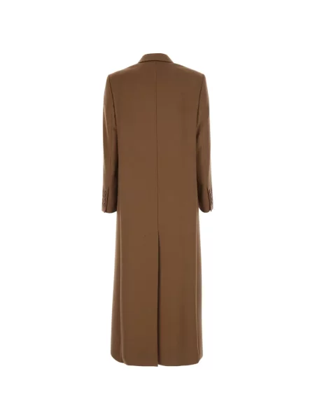 Palton Max Mara cu două rânduri de nasturi maro