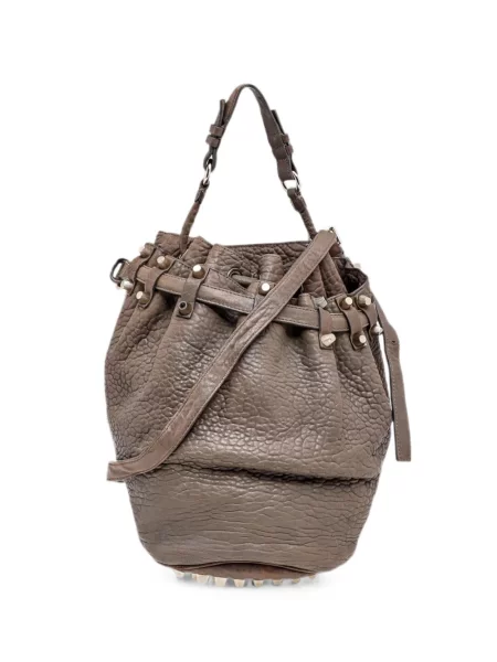 Geantă Alexander Wang din piele maro