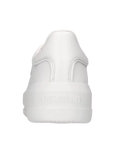 Sneakersy Love Moschino skórzane białe