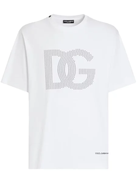 Tricou Dolce & Gabbana cu imagine alb