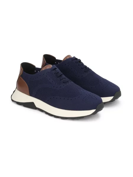 Sneakersy Kazar skórzane niebieskie