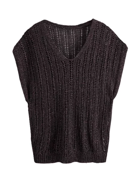 Next Pulover ciocolatiu