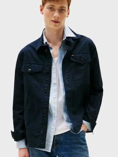 Твілова куртка Tommy Hilfiger синя