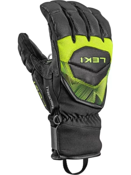 Rękawice Leki Trigger WCR Core TR black-neon yellow rozm. 7 czarne